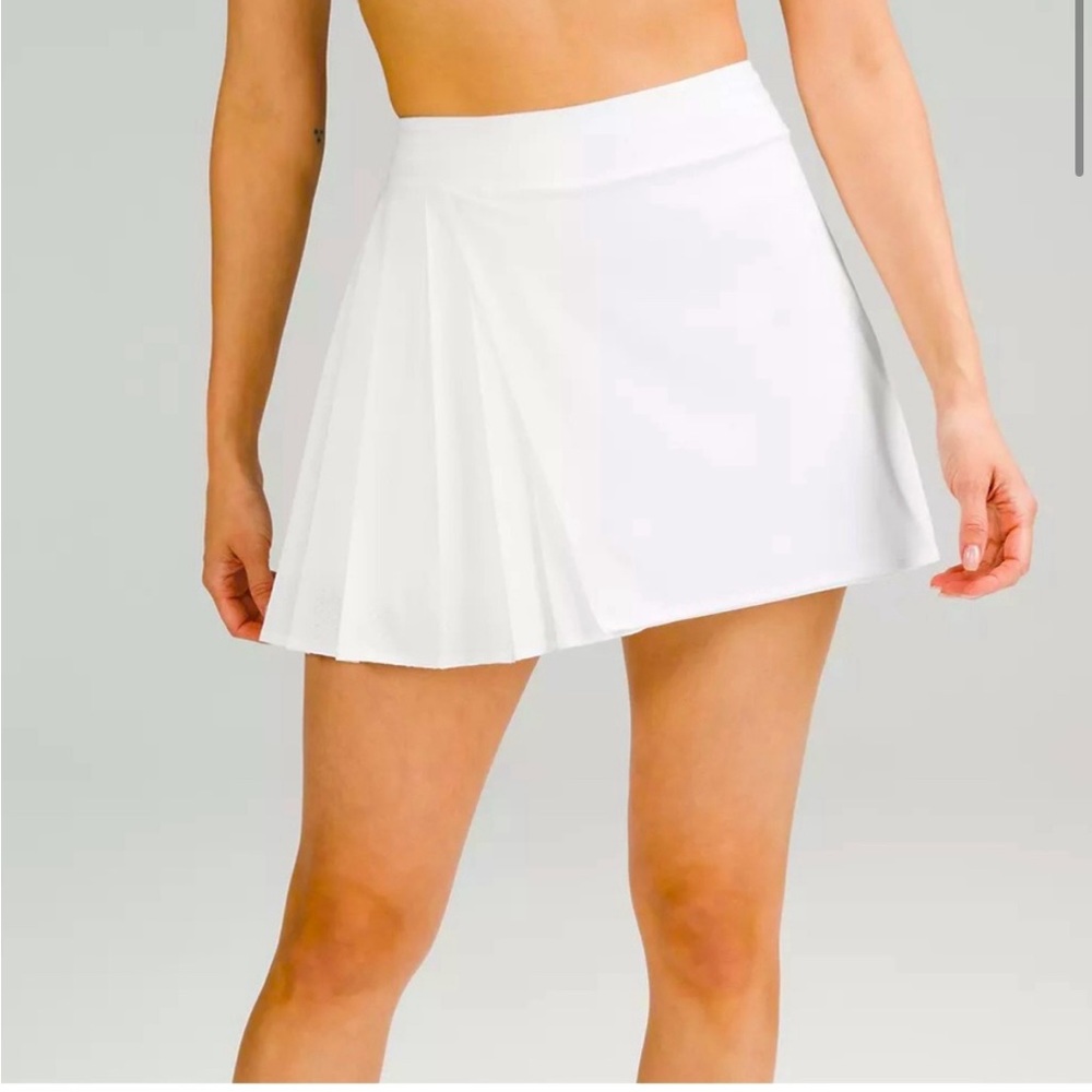 NWT Lululemon Asymmetrical Pleated Tennis Skirt